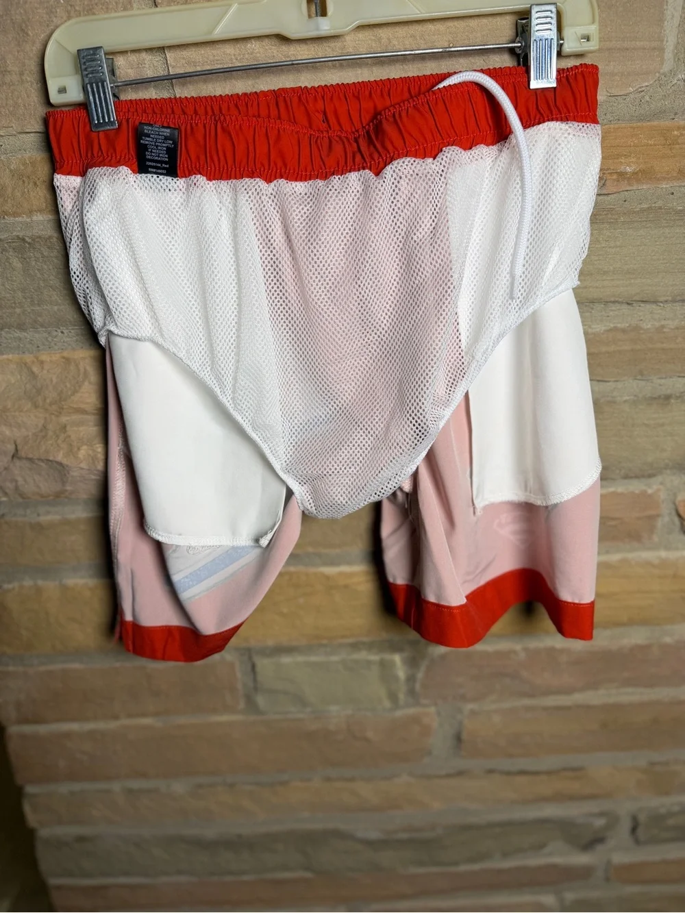 New Superman Swim Shorts with Graphic Sneaker Print. Fashion Nova Sz Sm